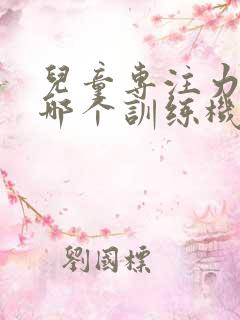 儿童专注力培训哪个训练机构好