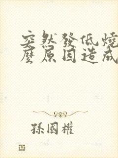 突然发低烧是什么原因造成的