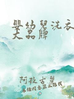 婴幼儿洗衣液十大品牌