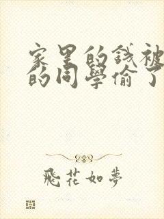 家里的钱被小孩的同学偷了怎么办