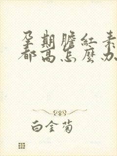 孕期胆红素三项都高怎么办