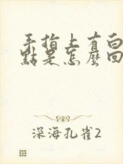 手指上有白色斑点是怎么回事