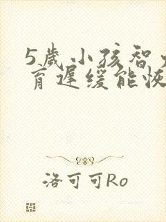 5岁小孩智力发育迟缓能恢复正常吗