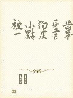 被小狗牙齿划伤一点皮有事吗