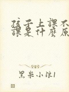 孩子上课不会听课是什么原因