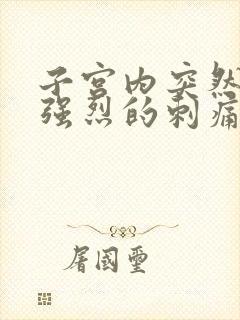 子宫内突然一阵强烈的刺痛