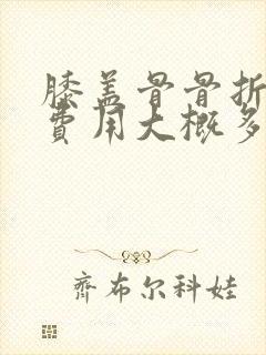 膝盖骨骨折手术费用大概多少