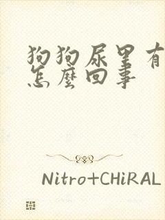 狗狗尿里有血是怎么回事