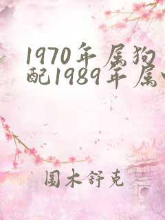 1970年属狗配1989年属蛇好不好