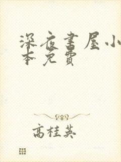 深夜书屋小说全本免费