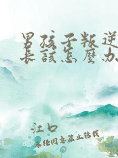 男孩子叛逆期家长该怎么办