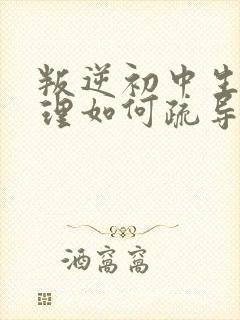 叛逆初中生的心理如何疏导