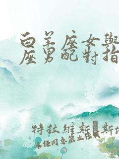 白羊座女与摩羯座男配对指数