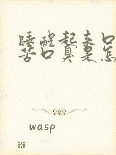 睡醒起来口干口苦口臭是怎么回事