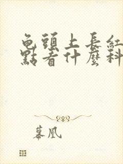 龟头上长红斑红点看什么科