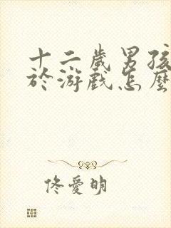 十二岁男孩沉迷于游戏怎么办呢