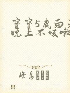 宝宝5岁白天咳晚上不咳嗽