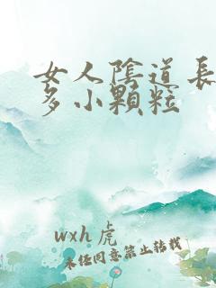 女人阴道长了很多小颗粒