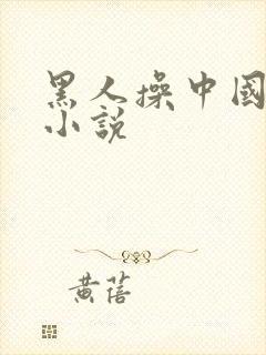 黑人操中国美女小说