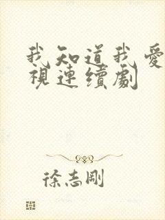 我知道我爱你电视连续剧