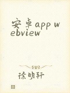 安卓app webview