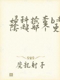 妇科检查b超和阴超哪个更准确