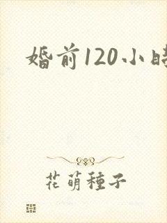 婚前120小时