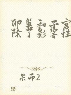 卵巢和子宫都切除了影响性生吗