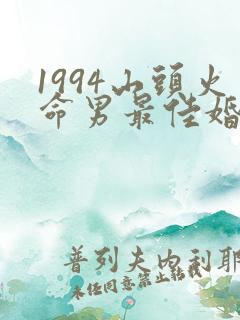 1994山头火命男最佳婚配