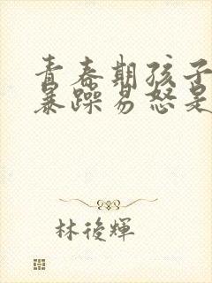 青春期孩子脾气暴躁易怒是抑郁焦虑吗