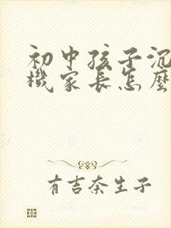 初中孩子沉迷手机家长怎么办