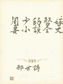周少的替嫁小娇妻小说全文