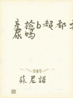 产检b超都要憋尿吗