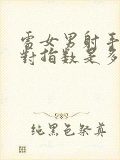 处女男射手女配对指数是多少