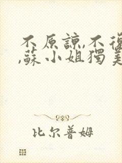 不原谅,不复合,苏小姐独美 txt