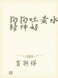 狗狗吐黄水但是精神好