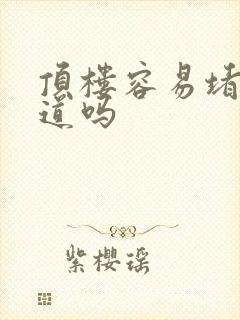 顶楼容易堵下水道吗