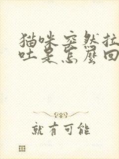 猫咪突然拉稀呕吐是怎么回事