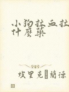 小狗拉血拉虫吃什么药