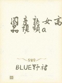 国产熟女高潮精品视频a