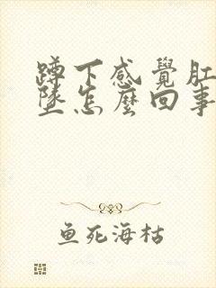 蹲下感觉肛门下坠怎么回事