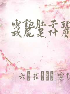 吃饱肚子就胀气放屁是什么原因