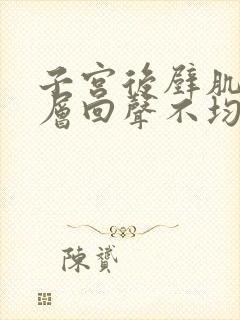 子宫后壁肌瘤肌层回声不均