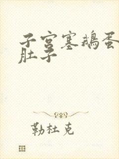 子宫塞鹅蛋撑大肚子