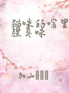 猫咪的嘴里有股腥臭味