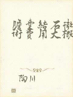 胆囊结石微创手术费用大概多少钱