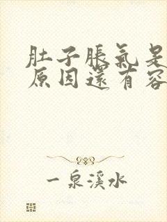 肚子胀气是什么原因还有容易放屁