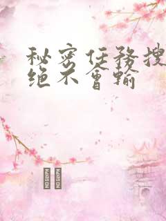 秘密任务搜查官绝不会输