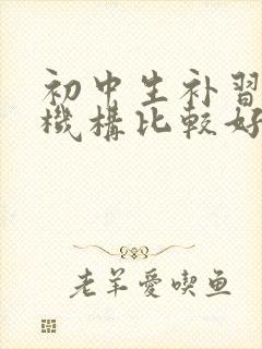 初中生补习哪个机构比较好