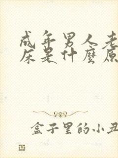 成年男人老是尿床是什么原因